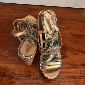 Madden Girl Rose Gold Wedges